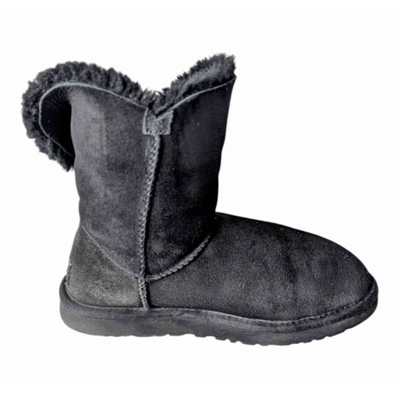 UGG Bailey Button "Black" Winter Boot Size 7 - Picture 7 of 11